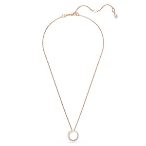 Swarovski 'Matrix' Dames Gouden Geplateerde Metalen Ketting - Roze 5692265