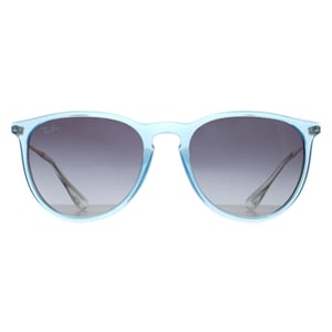 Ray-Ban Ronde Dames Transparant Lichtblauw Grijs Blauw Gradiënt RB4171 Erika