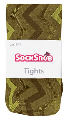 Sock Snob - Färgade 80 denier ogenomskinliga mode-strumpbyxor för damer - Weave