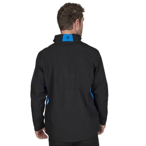 Island Green Mens Stretch Golf Waterproof Jacket (Black/Turquoise)