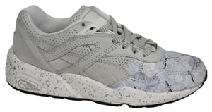 Puma R698 ROXX Whisper White Heren Lace Up Trinomic Trainers 360857 03 B1C
