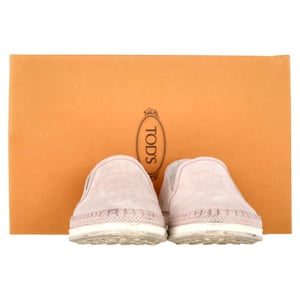 Tod's Instap Sneakers in Pastelpink Suède