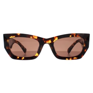 Miu Miu Rectangle Womens Honey Havana Dark Brown MU09WS
