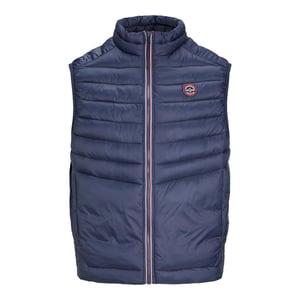Jack & Jones Mens Sleeveless Gilet – Zipper Closure and High Neck