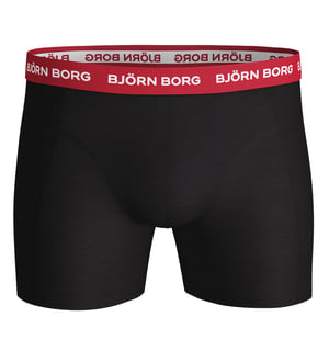 Björn Borg - 3 Par Herr Cotton Rich Comfort Stretch Fit Boxershorts - Svart Mix