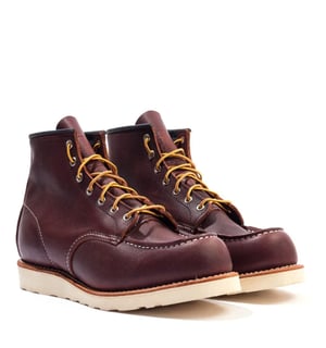 Men's Red Wing 8138 Classic Moc Toe Leather Boots in Brown