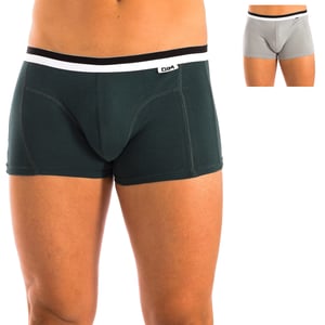 Pack-2 Boxershorts Unno Basic andningsbart tyg D05H2 herr