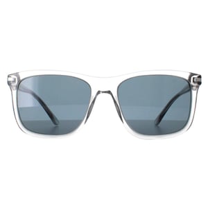 Prada PR18WS U430A9 grijs kristal blauwe zonnebril