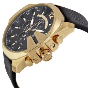Diesel Mega Chief herenhorloge Zwart DZ4344