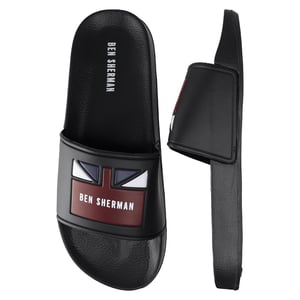 Ben Sherman Union Heren Zwarte Sliders