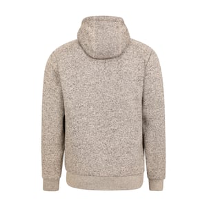Mountain Warehouse Mens Nevis II Faux Fur Hoodie (Beige)
