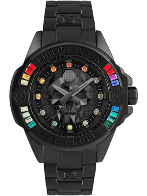 Philipp Plein The $kull Unisex's Black Watch PWNAA0522