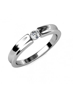 Eenvoud Ring - Oostenrijks Kristal