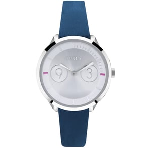 Furla R4251102508 Metropolis 31mm 2H Silver Dial Blue