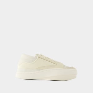 Lux Bball Låg Sneakers - Y-3 - Läder - Vit