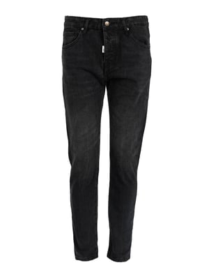 Takeshy Kurosawa Jeans Slim Cropped Herr Svart