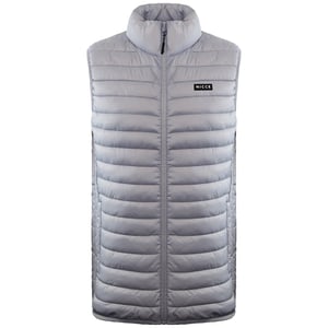Nicce Maidan Mens Stone Grey Gilet