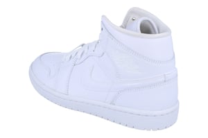 Nike Womens Air Jordan 1 Mid White Trainers