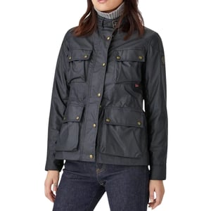 Belstaff Womens Fieldmaster Dark Ink Marinblå tunn jacka
