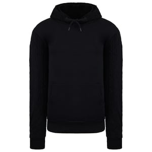 Criminal Damage Cable Mens Black Hoodie