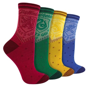 4 par Harry Potter-strumpor - blandade