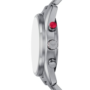 Emporio Armani Racer Heren Zilveren Horloge AR11676
