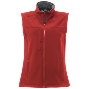 Regatta - Dames Flux Softshell Bodywarmer (Waterafstotend & Windbestendig) (Klassiek rood)
