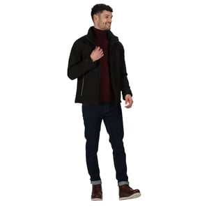 Regatta Mens Apex Soft Shell Jacka (Svart)