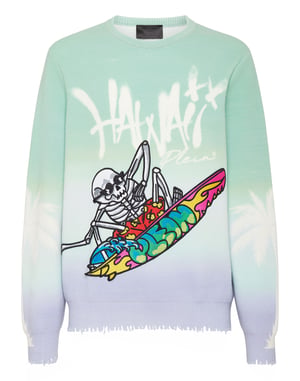 Pullover Ronde Hals Hawaii