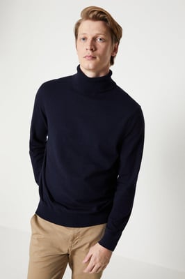 Cotton Rich Roll Neck Jumper