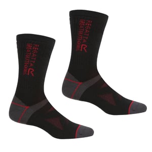 Regatta Unisex wollen sokken voor wandelschoenen volwassenen (pak van 2)