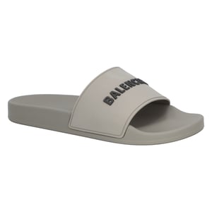 Balenciaga 3D-logotyp Gummisandal för Poolen