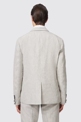 Claremont Slim Fit Stone Linen Jacket