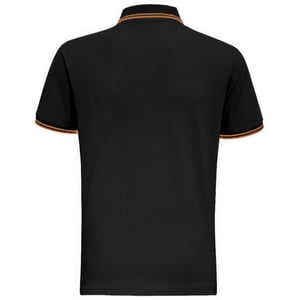 Asquith & Fox Mens Classic Fit Tipped Polo Shirt (Black/Yellow)