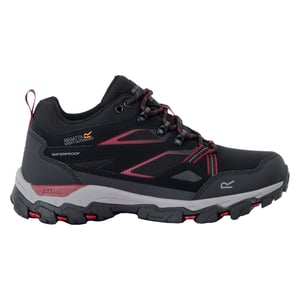 Regatta Holcombe III Low Walking Shoes, dam/dam (Svart/Beaujolais)