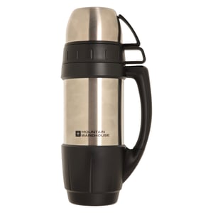 Mountain Warehouse dubbelväggig flaska och kopp-set (silver)