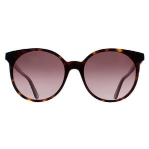 Gucci Ronde Dames Donker Havana Bruin Gradiënt GG0488S