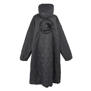 Regatta Quiltad morgonrock för vuxna, unisex (Mörkgrå)
