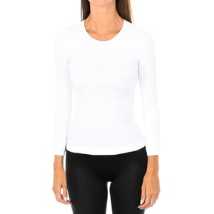 Texas långärmad t-shirt med rund hals 210262 dam