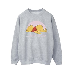 Disney Mens Winnie The Pooh Relax Sweatshirt (Sports Grey)