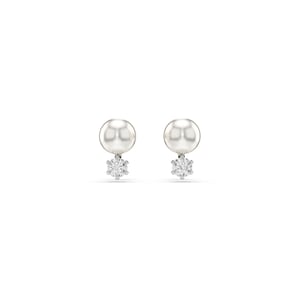 Swarovski 'Matrix' Dames Stud Oorbellen van Basismetalen - Zilver 5694225