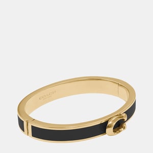 Push C Hinged Bangle