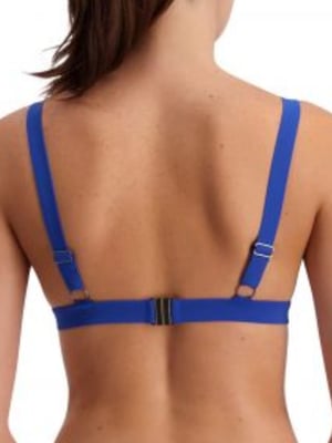 Vintage Bloom Triangle Top Blue