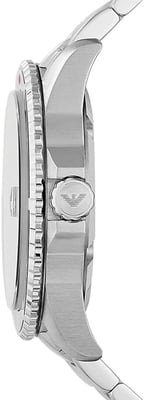 Emporio Armani Diver Silverklocka för män AR11339