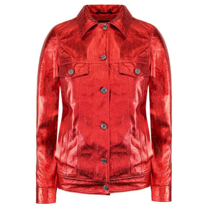 Armani Exchange Trucker Dam Röd Jacka