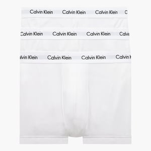 Calvin Klein Mens Cotton 3 Pack Trunks
