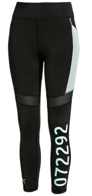 Puma x Selena Gomez SG Leggings Tight Fitness Black Fair Aqua Womens 518523 03