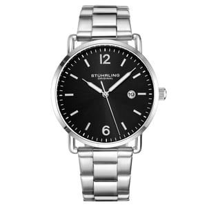 Silver Oslo Quartz 38 mm