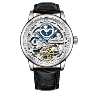 Silver och svart automatisk 42 mm