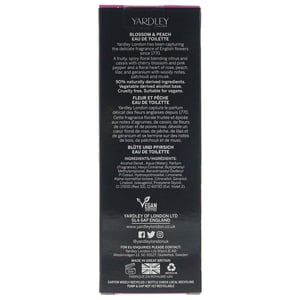 Yardley Blossom & Peach Eau de Toilette 125ml